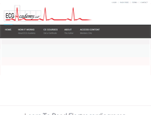 Tablet Screenshot of ecgacademy.com